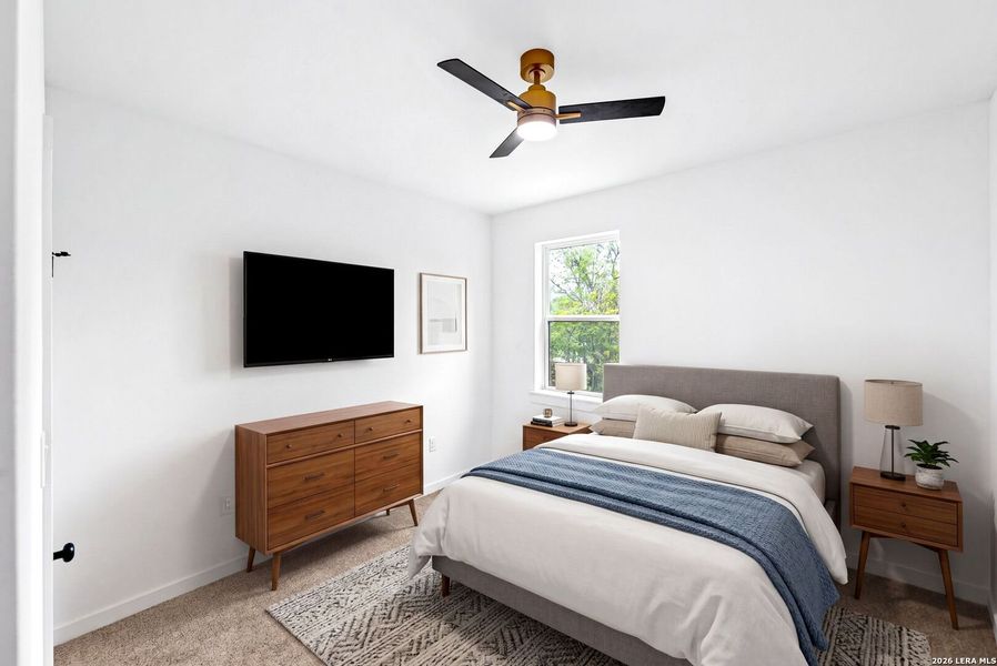 Furnished interior view inside a new home in , San Antonio (Image 19).