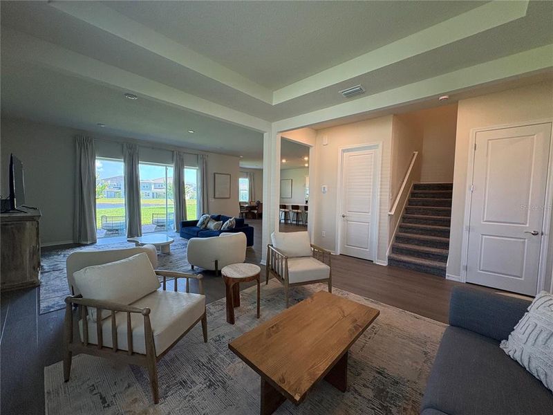 Furnished interior view inside a new home in , Orlando (Image 24). Furnished interior view inside a new home in , Orlando (Image 24).