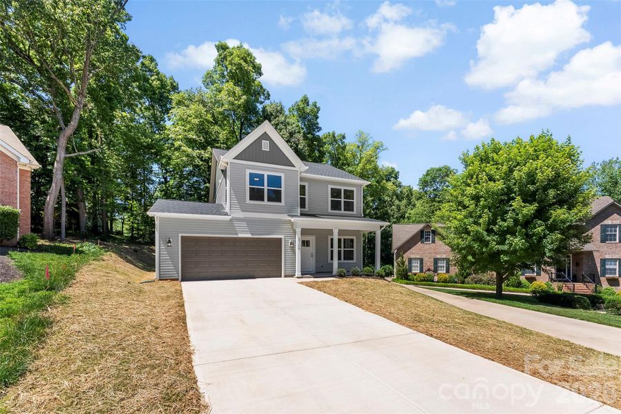 Front exterior of a new home in , Kannapolis, NC, highlighting curb appeal (Image 28).