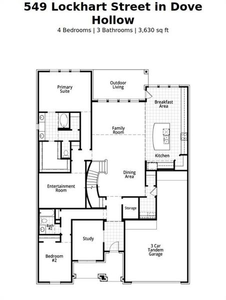 2D floor plan layout of this home in Dove Hollow, Waxahachie, TX (Image 2). 2D floor plan layout of this home in Dove Hollow, Waxahachie, TX (Image 2).
