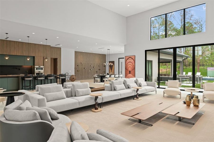 Furnished interior view inside a new home in , Montverde (Image 81).