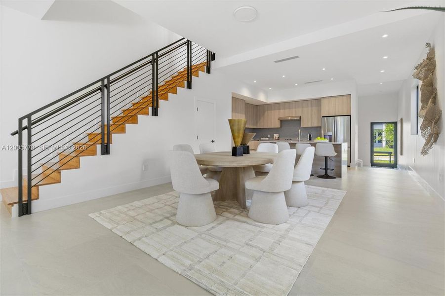 Furnished interior view inside a new home in , Miami (Image 13).