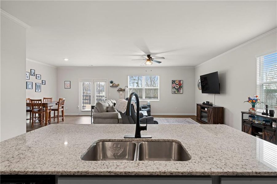 Furnished interior view inside a new home in Lost Creek, Dallas (Image 41).
