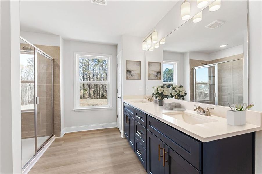 Furnished interior view inside a new home in Porter Reserve, Decatur (Image 13).
