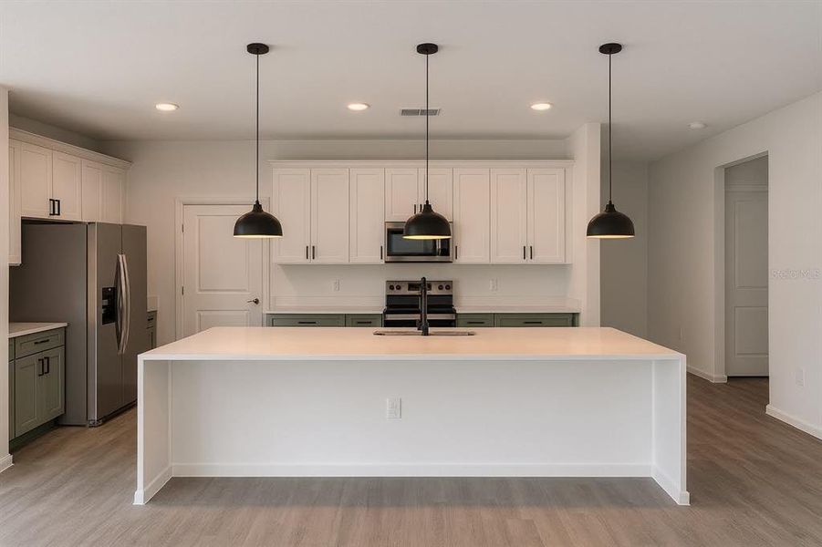 Furnished interior view inside a new home in , Kissimmee (Image 7).