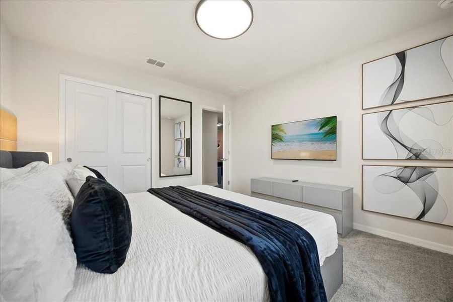 Furnished interior view inside a new home in , Clermont (Image 18).