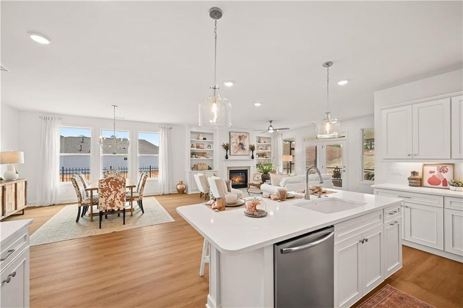 Furnished interior view inside a new home in Echols Farm, Hiram (Image 2).
