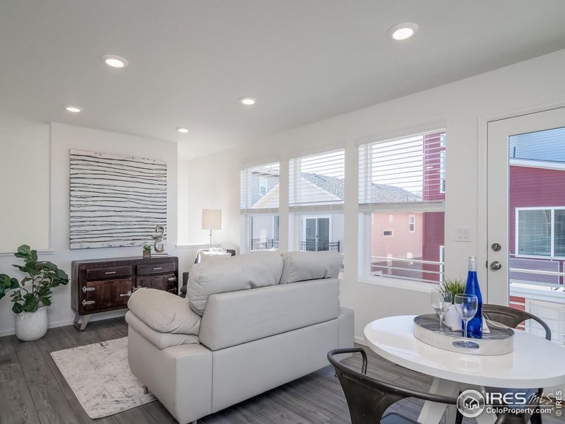 Furnished interior view inside a new home in , Johnstown (Image 1). Furnished interior view inside a new home in , Johnstown (Image 1).