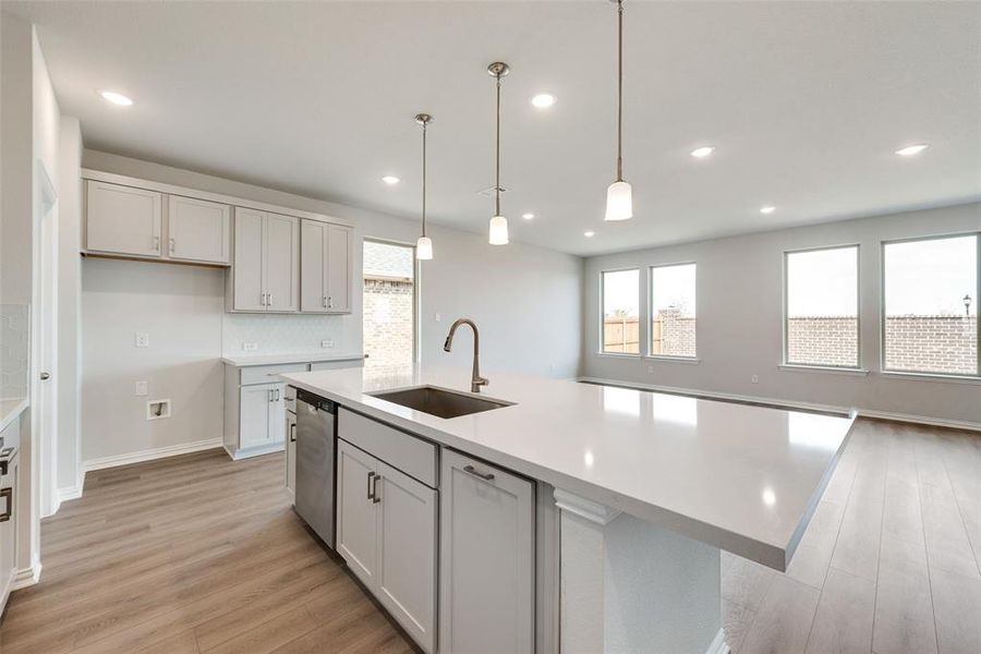 Furnished interior view inside a new home in Sutton Fields, Celina (Image 3).