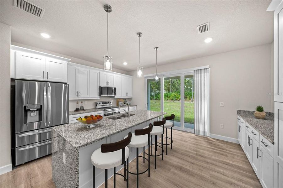 Furnished interior view inside a new home in , Citrus Springs (Image 7).