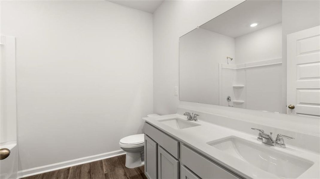 Furnished interior view inside a new home in Preserve at Dove Creek, Statham (Image 18).