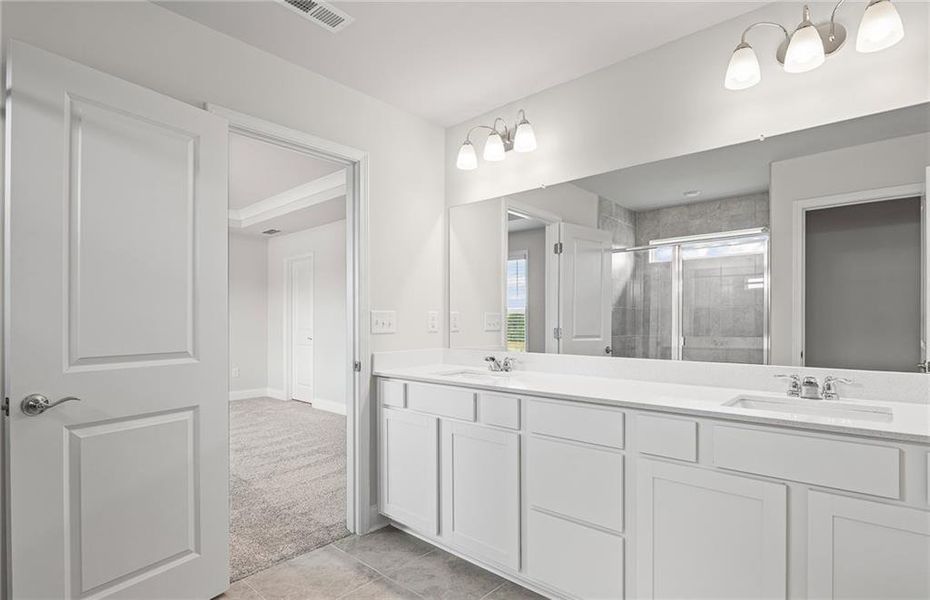Furnished interior view inside a new home in Overland, Locust Grove (Image 10).