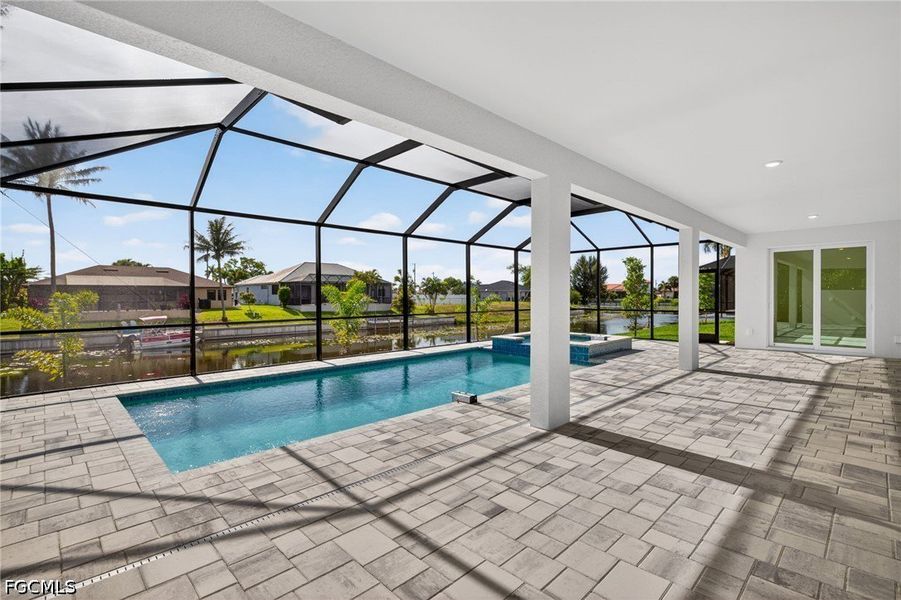 Exterior details and patio area of a home in Cape Coral, Cape Coral (Image 22). Exterior details and patio area of a home in Cape Coral, Cape Coral (Image 22).