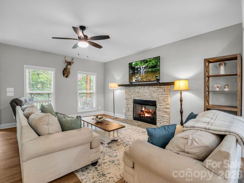 Furnished interior view inside a new home in , Lincolnton (Image 15). Furnished interior view inside a new home in , Lincolnton (Image 15).