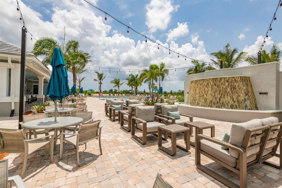 Furnished interior view inside a new home in Del Webb Tradition, Port St. Lucie (Image 22). Furnished interior view inside a new home in Del Webb Tradition, Port St. Lucie (Image 22).