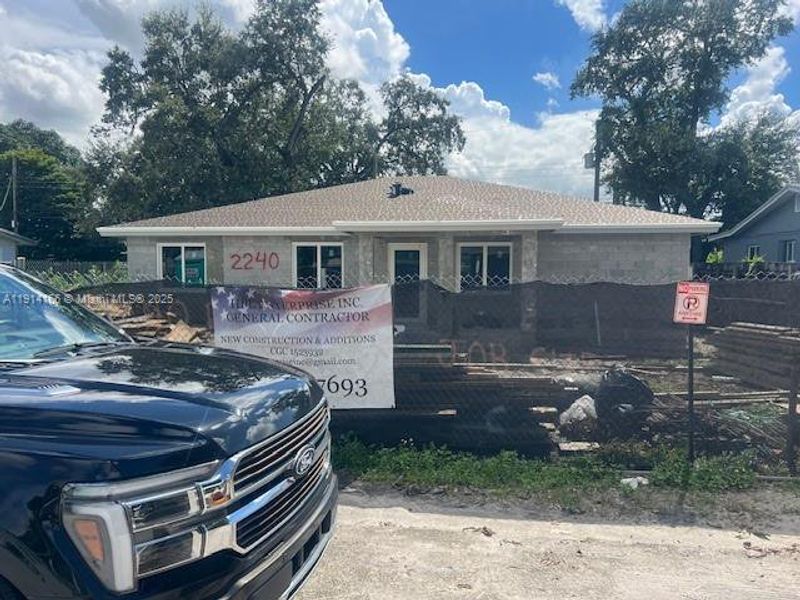 In-progress construction of a new home in , Miami Gardens, FL (Image 14).