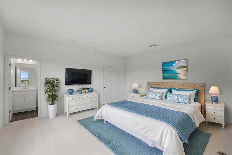 Furnished interior view inside a new home in Tuscan Hills, Dade City (Image 17).