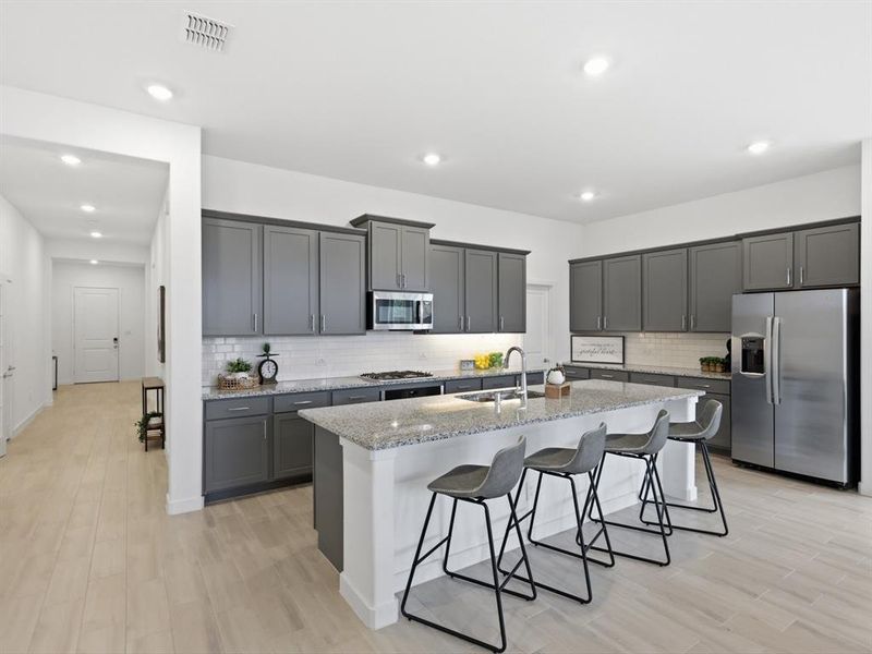 Furnished interior view inside a new home in , Little Elm (Image 5). Furnished interior view inside a new home in , Little Elm (Image 5).