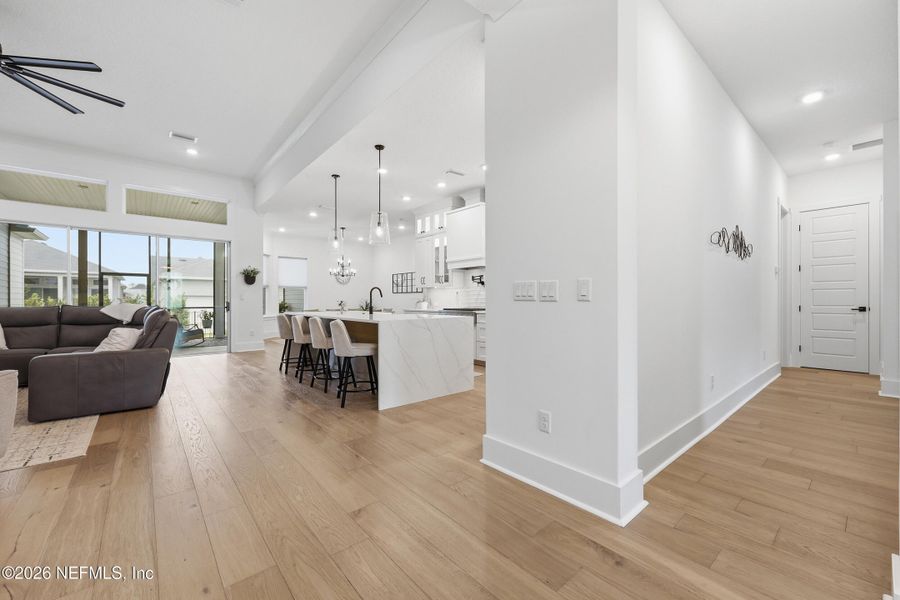 Furnished interior view inside a new home in Seven Pines 70' Rear Entry, Jacksonville (Image 65).