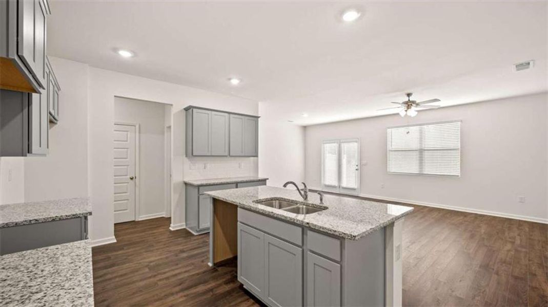 Furnished interior view inside a new home in Inverness at Sugarloaf, Lawrenceville (Image 7).