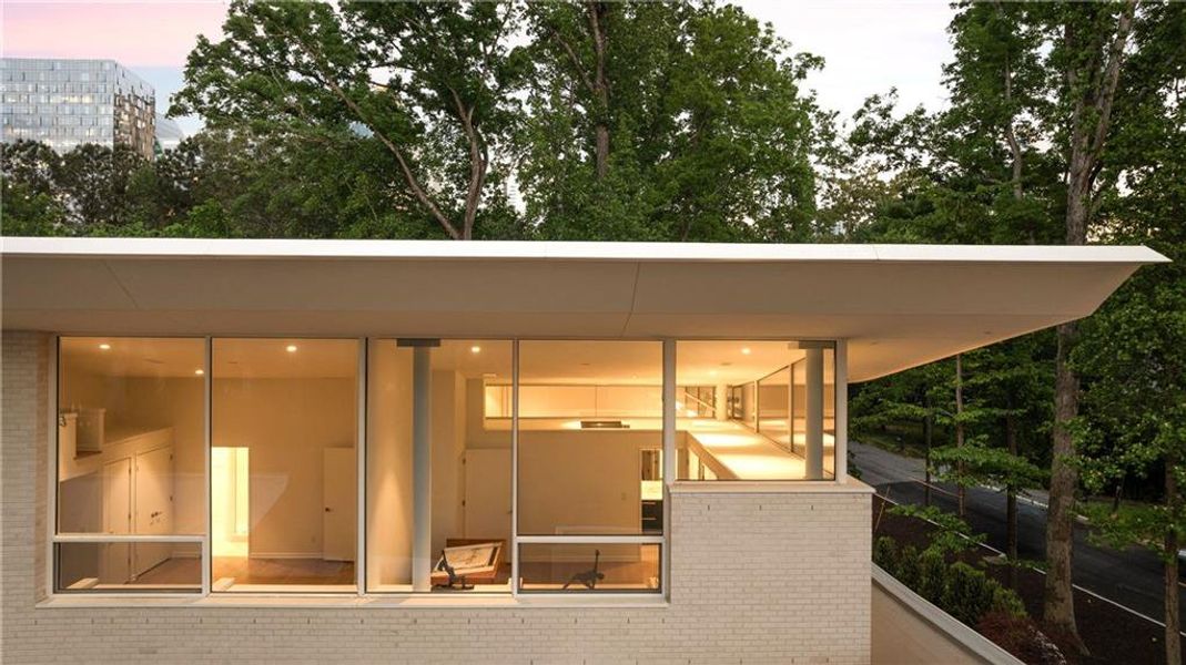 Exterior details and patio area of a home in , Atlanta (Image 34).