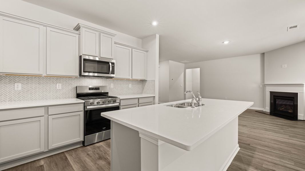 Furnished interior view inside a new home in Preserve at Dove Creek, Statham (Image 8).
