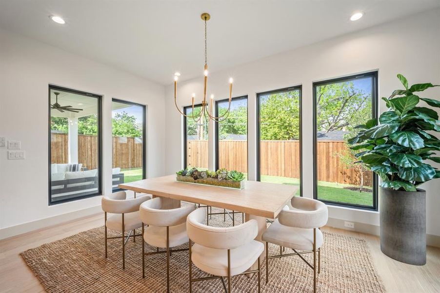 Furnished interior view inside a new home in , Dallas (Image 13).