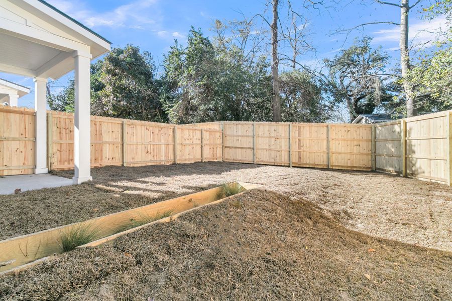 Exterior details and patio area of a home in , North Charleston (Image 4). Exterior details and patio area of a home in , North Charleston (Image 4).