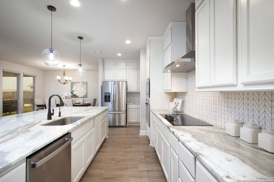 Representative furnished interior of a home built from the The Malta by Whitestone Custom Homes in Johnson Ranch, Bulverde (Image 6).