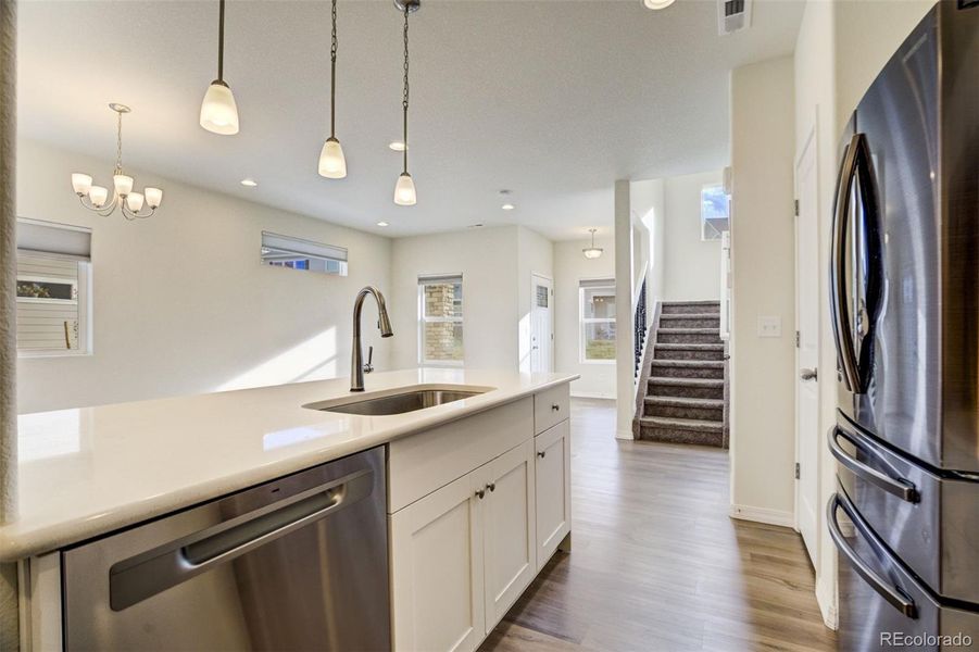 Furnished interior view inside a new home in , Colorado Springs (Image 4).