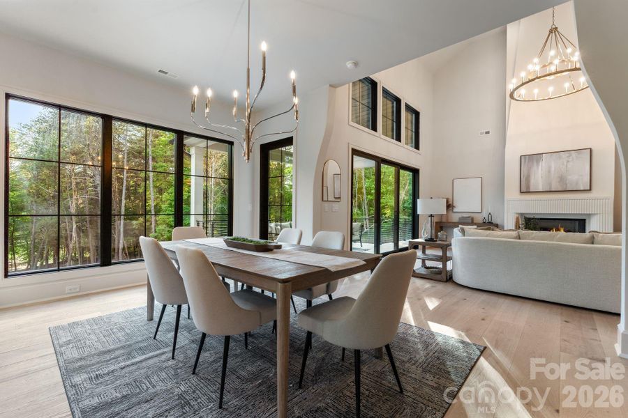 Furnished interior view inside a new home in , Mooresville (Image 19).