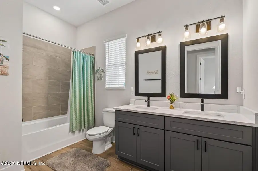 Furnished interior view inside a new home in , Hilliard (Image 11).