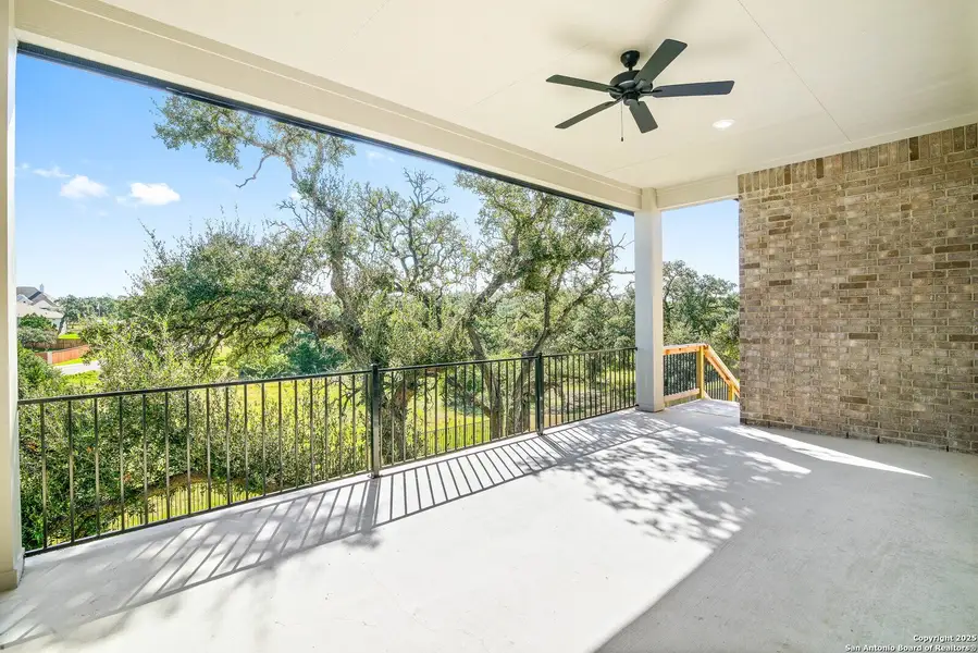 Exterior details and patio area of a home in Arbors at Fair Oaks, Boerne (Image 2). Exterior details and patio area of a home in Arbors at Fair Oaks, Boerne (Image 2).
