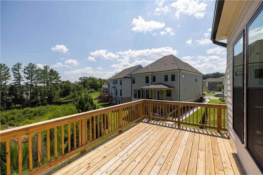 Exterior details and patio area of a home in Waterhaven, Cumming (Image 4).