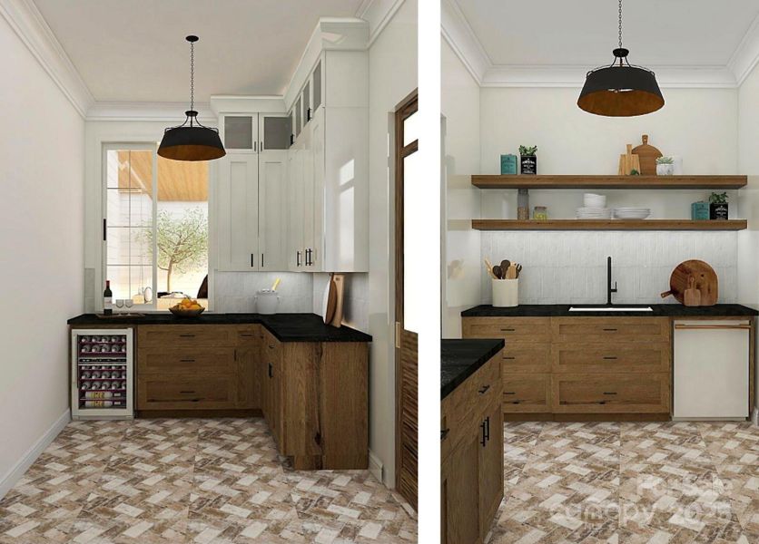 Scullery - Artist Rendering of Proposed Home