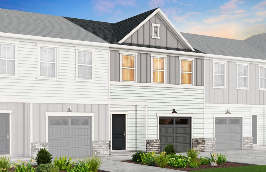 Representative exterior photo of a completed home built from the Adison by Pulte Homes in Mallard Park, Charlotte, NC (Image 11).