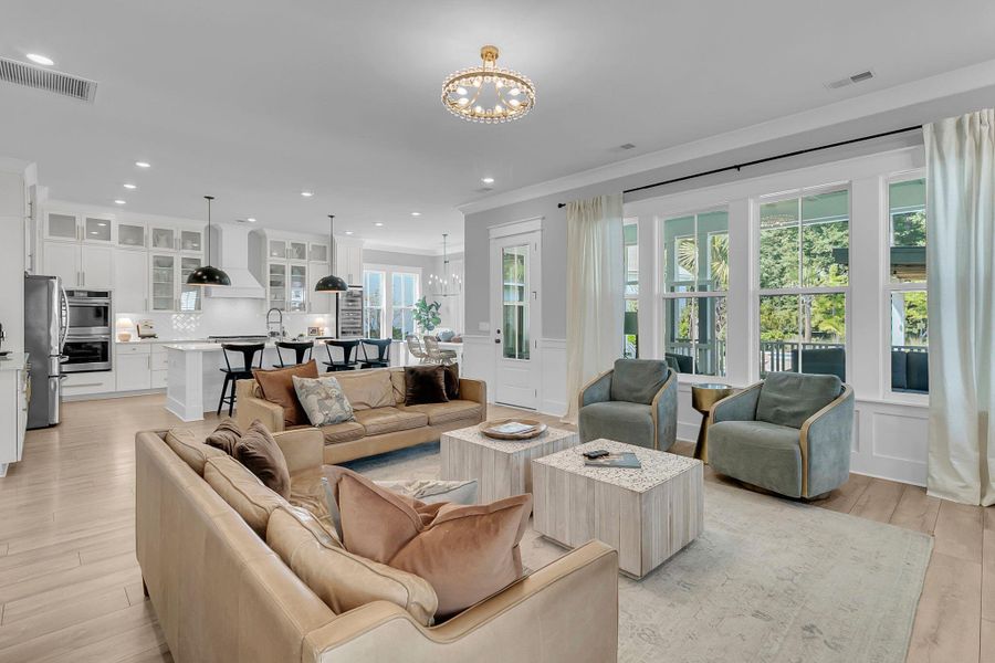 Furnished interior view inside a new home in Carolina Park: Riverside, Mount Pleasant (Image 53). Furnished interior view inside a new home in Carolina Park: Riverside, Mount Pleasant (Image 53).