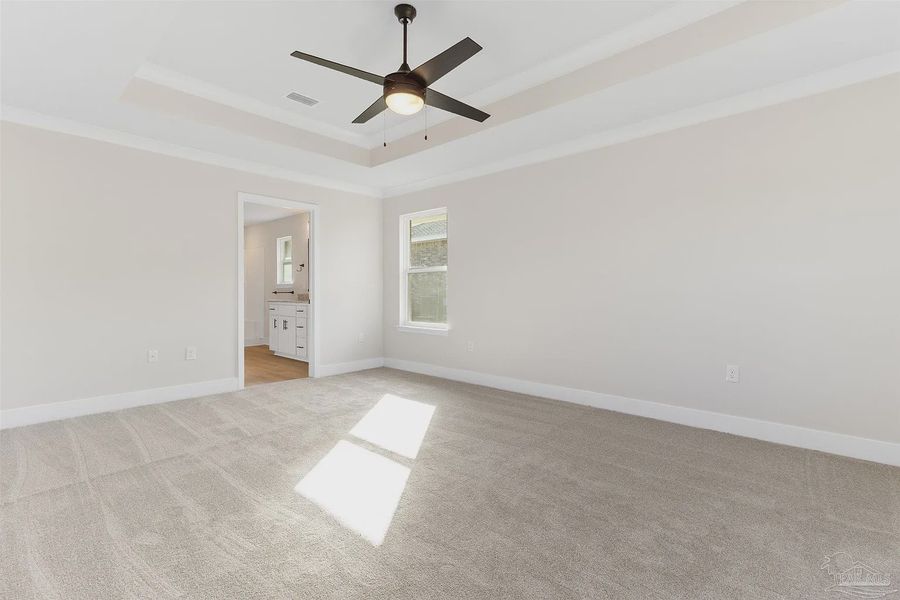 Spacious, unfurnished interior of a new home in Pecan Valley, Cantonment (Image 10). Spacious, unfurnished interior of a new home in Pecan Valley, Cantonment (Image 10).