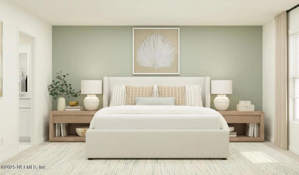 Furnished interior view inside a new home in , Palm Coast (Image 13). Furnished interior view inside a new home in , Palm Coast (Image 13).