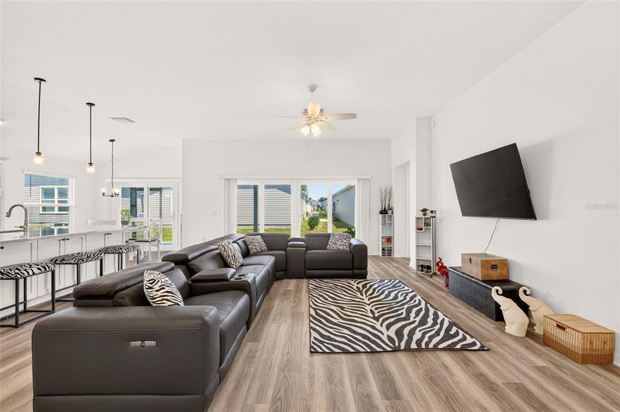 Furnished interior view inside a new home in , The Villages (Image 12).