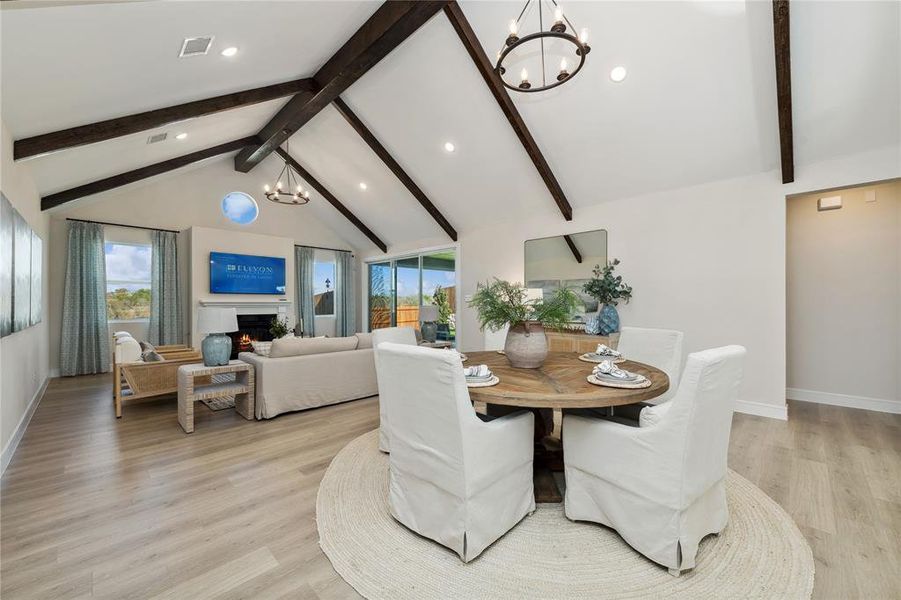 Furnished interior view inside a new home in Elevon, Lavon (Image 12).