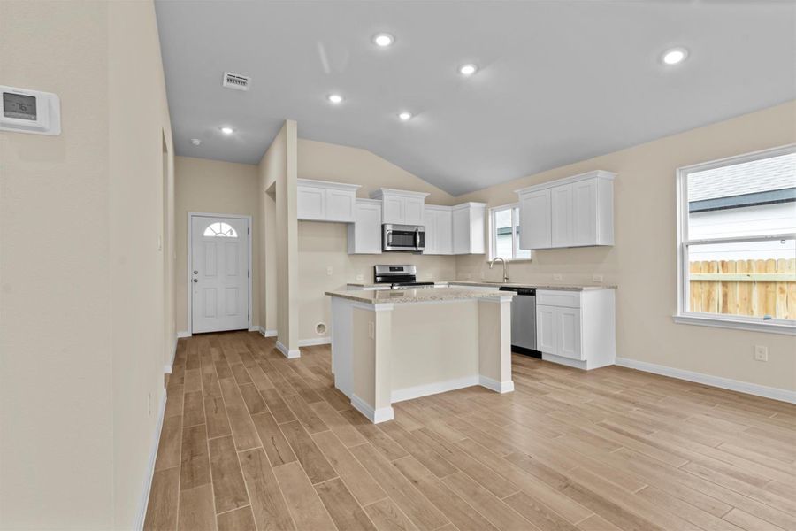 Spacious, unfurnished interior of a new home in Butler Farms, Liberty Hill (Image 24). Spacious, unfurnished interior of a new home in Butler Farms, Liberty Hill (Image 24).