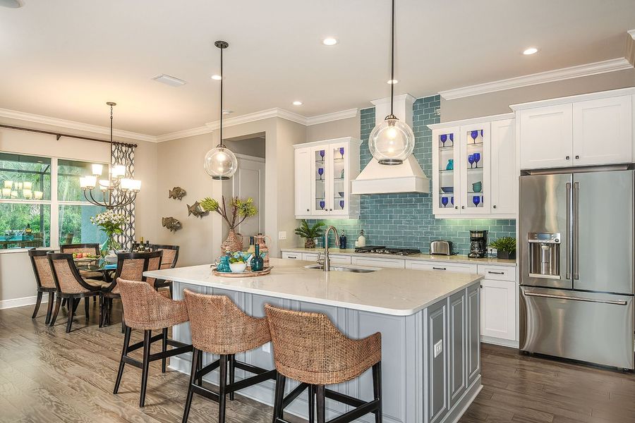 Representative furnished interior of a home built from the Bright Meadow 2 by Neal Communities in Verandah, Fort Myers (Image 7).