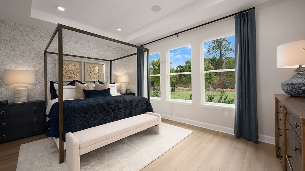 Representative furnished interior of a home built from the Longboat by Taylor Morrison in Ardisia Park, New Smyrna Beach (Image 7).