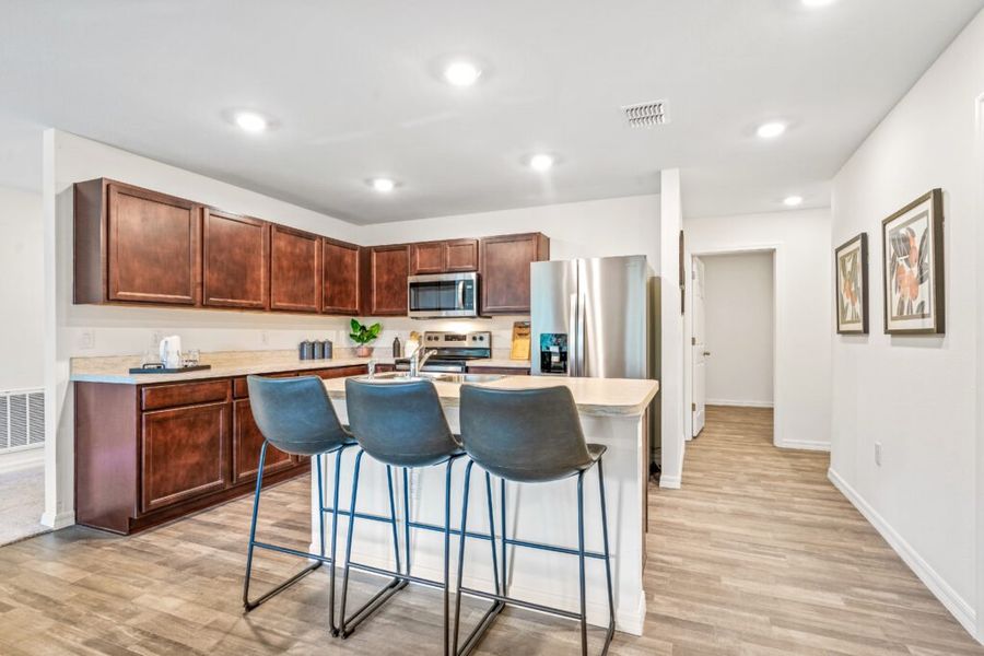 Representative furnished interior of a home built from the Majestic by Holiday Builders in Port St Lucie, Port St. Lucie (Image 8).
