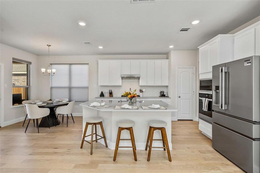 Furnished interior view inside a new home in , Justin (Image 28). Furnished interior view inside a new home in , Justin (Image 28).