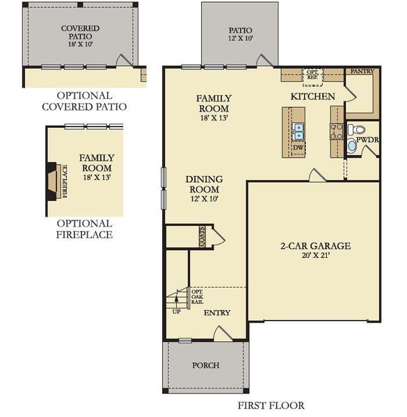 2D floor plan layout of this home in , Summerville, SC (Image 4).