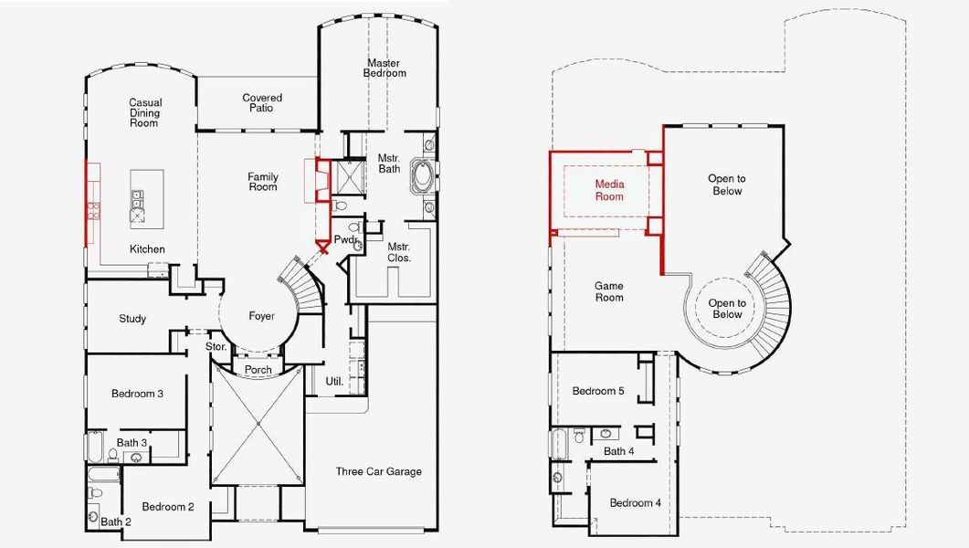 2D floor plan layout of this home in Valencia, Manvel, TX (Image 2). 2D floor plan layout of this home in Valencia, Manvel, TX (Image 2).