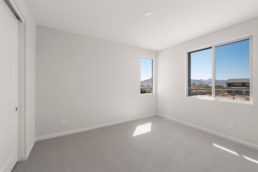 Spacious, unfurnished interior of a new home in Harvest - Enchantment Series, Queen Creek (Image 24). Spacious, unfurnished interior of a new home in Harvest - Enchantment Series, Queen Creek (Image 24).