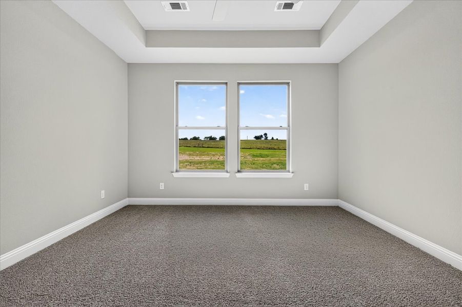 Spacious, unfurnished interior of a new home in The Ranches at Valley View, Springtown (Image 40).